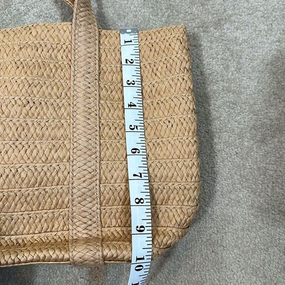 Draper James NWT Everyday Straw Bag Lined Beach Summer Shoulder Purse Boho - Picture 4 of 6